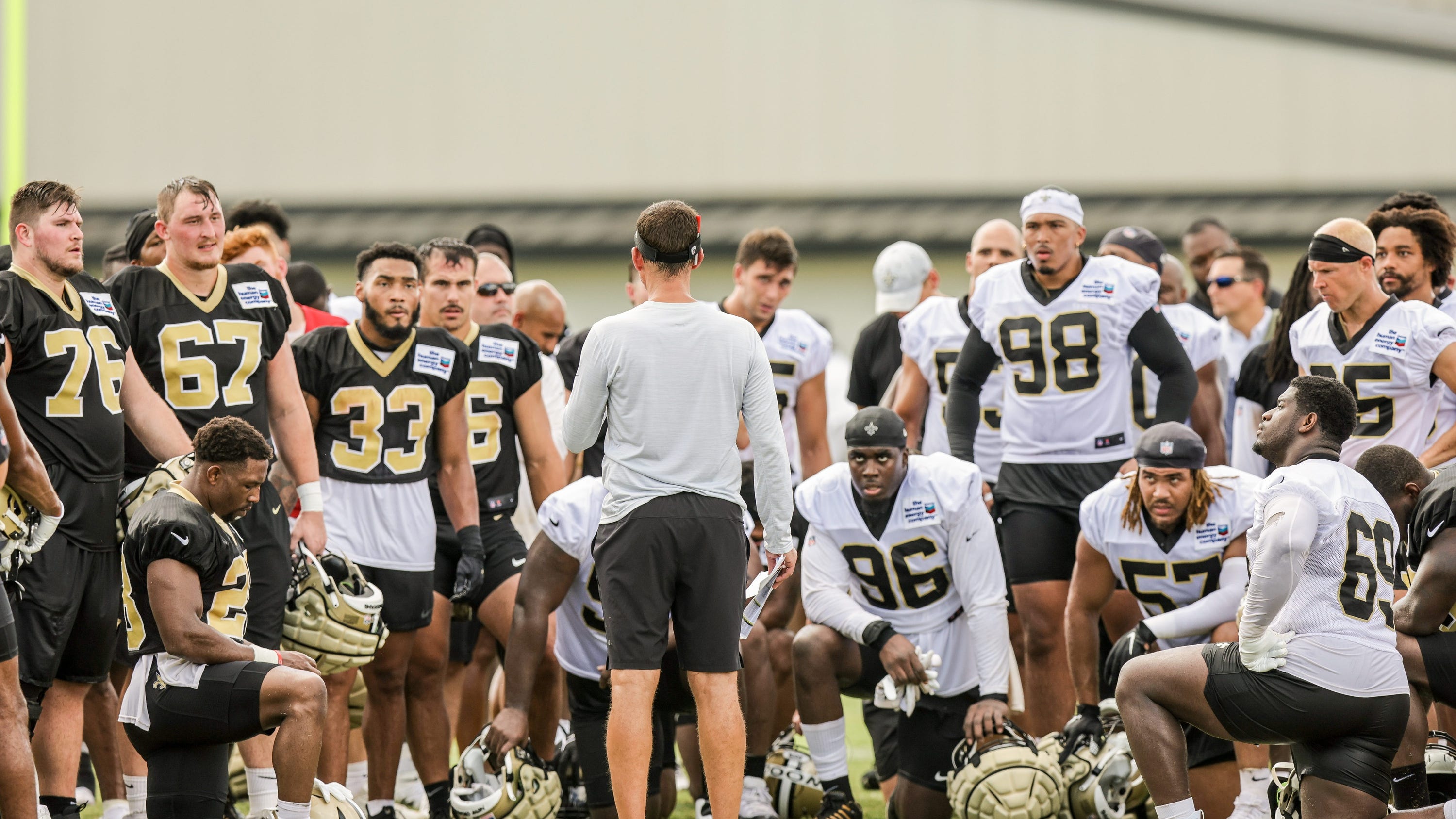 Watch: Trevor Penning, Payton Turner get heated at Saints camp, but 'no bad blood'