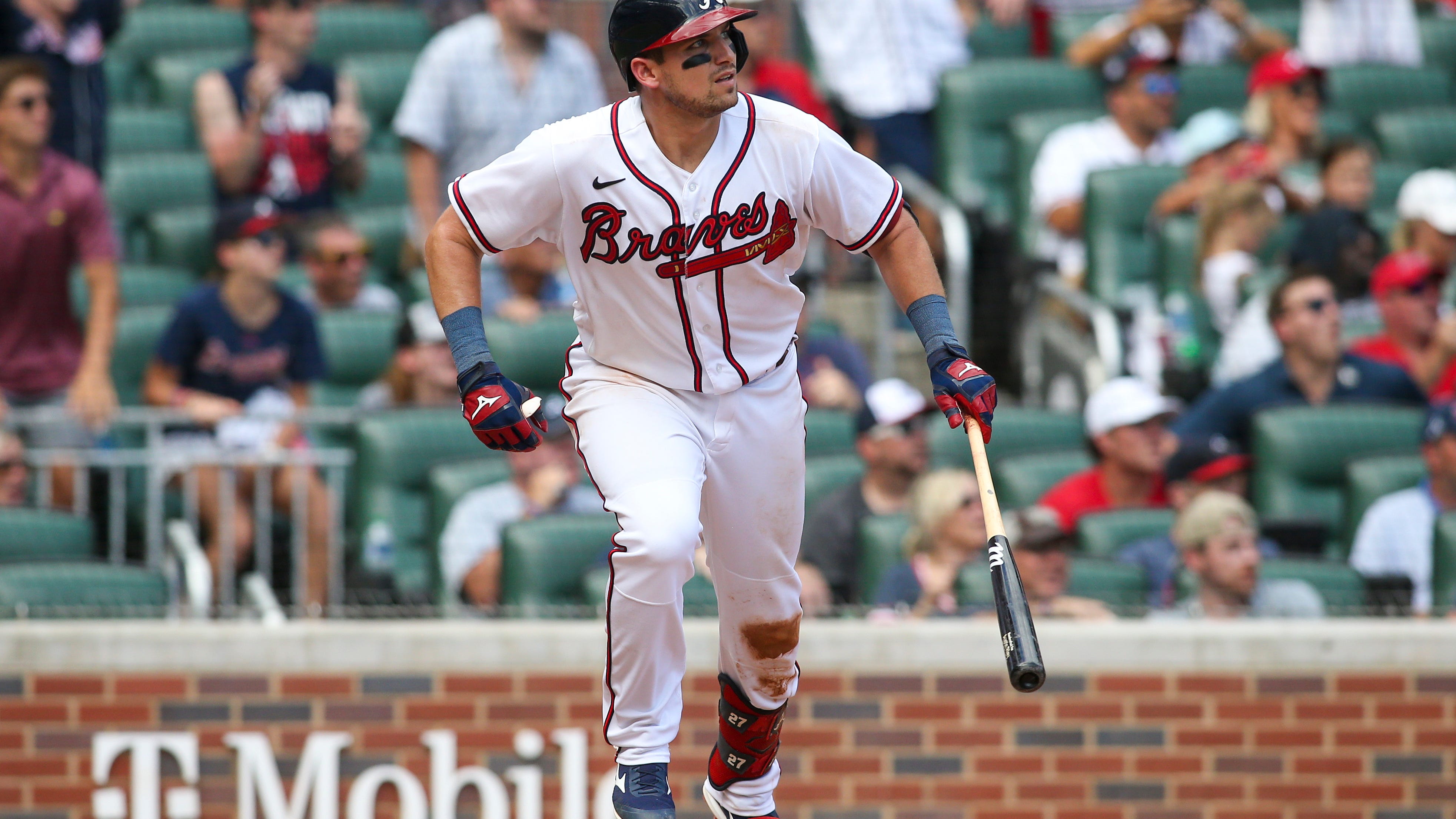 Austin Riley breaks Hank Aaron’s XBH record to cap historic July