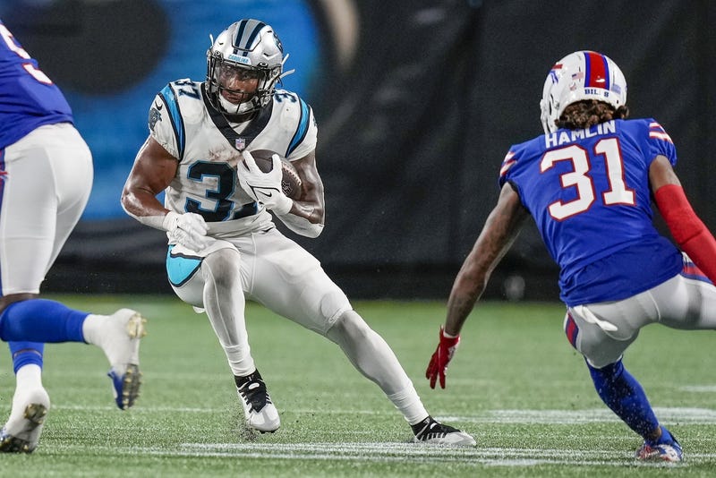 John Lovett in preseason with Carolina