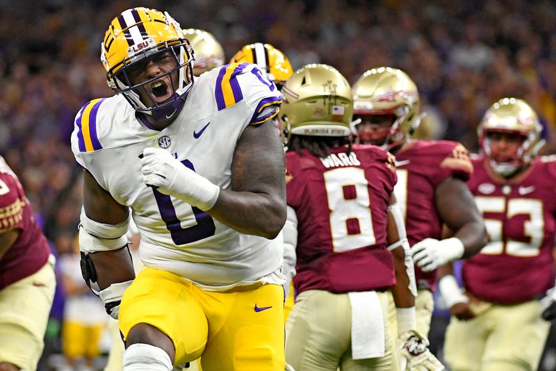 LSU defensive lineman Maason Smith