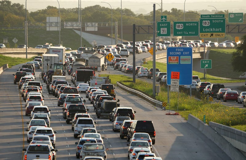 Traffic going to Austin Airport