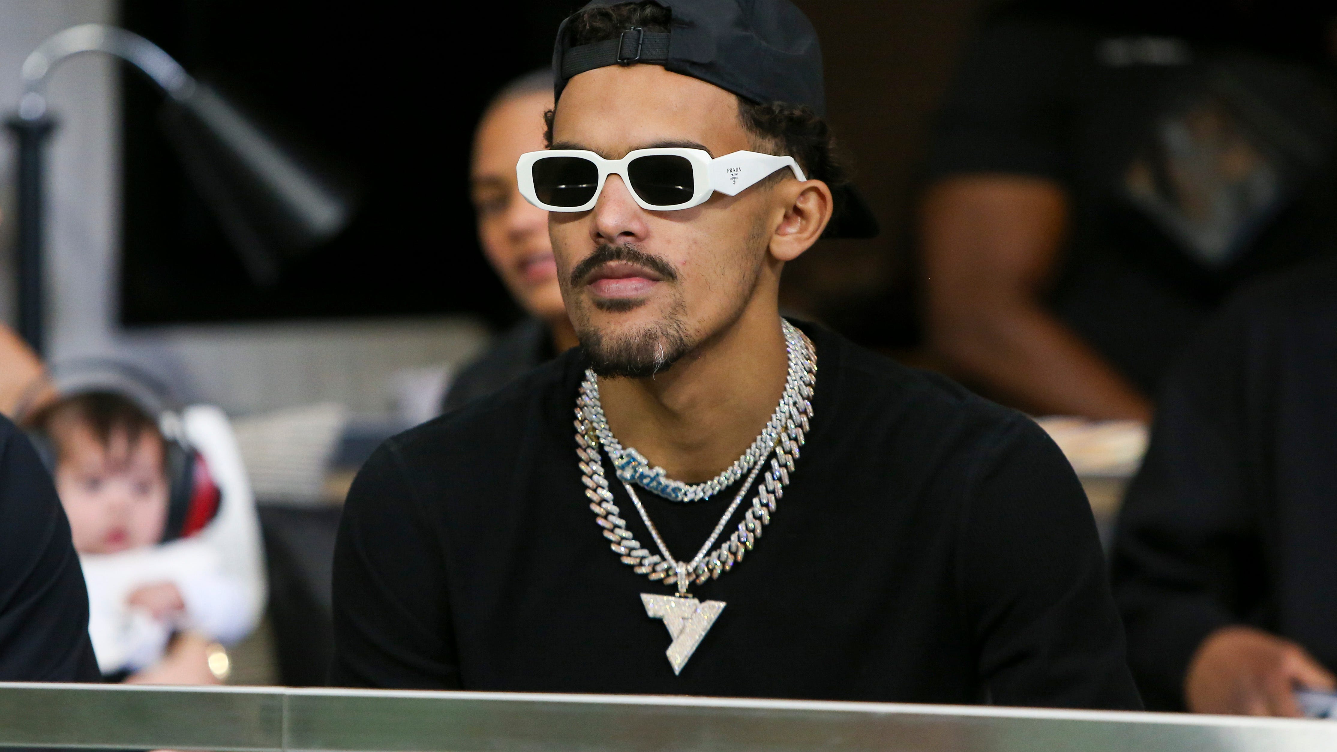 Watch: Trae Young rings in Falcons season with custom ‘Ice Trae’ jersey