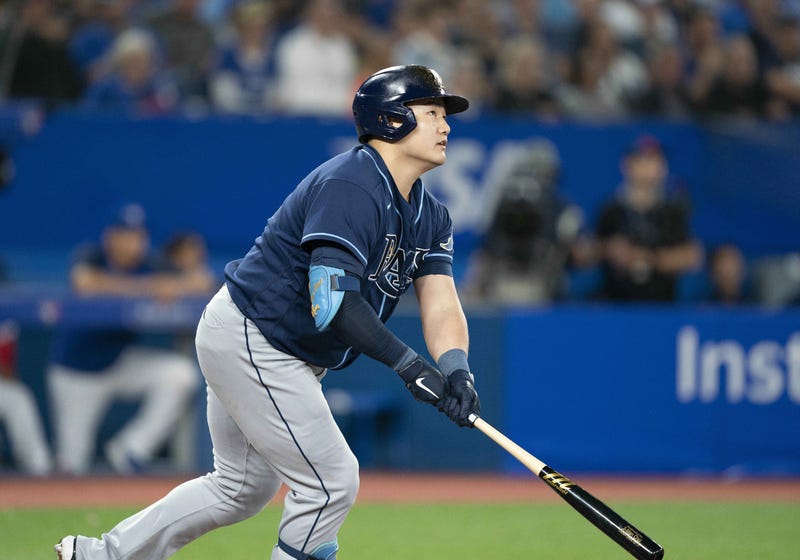 Ji-Man Choi hitting for Tampa Bay\