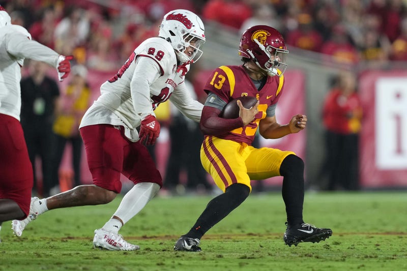 David Perales sack of USC QB