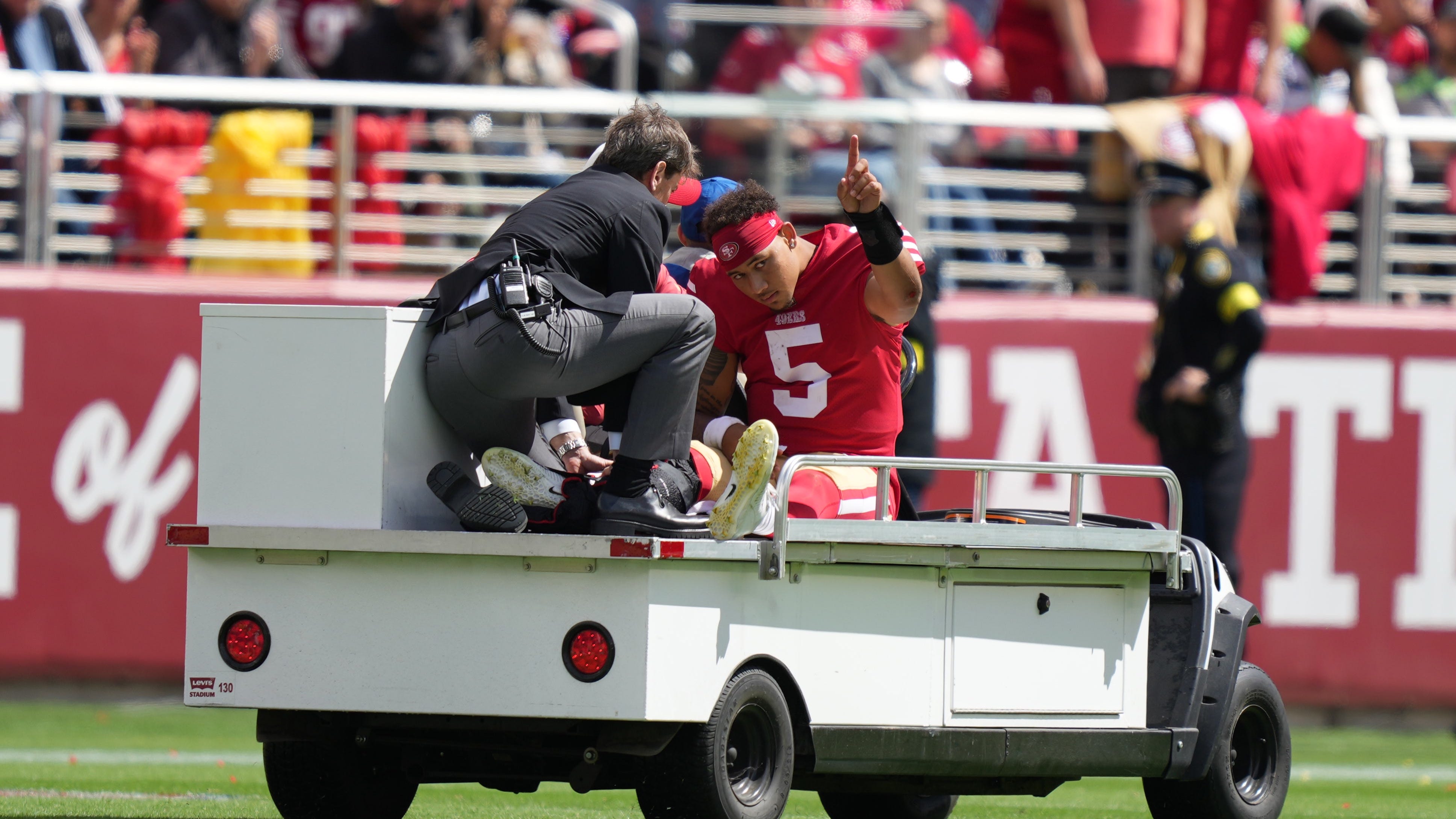 How much blame does Kyle Shanahan deserve for Trey Lance's injury?