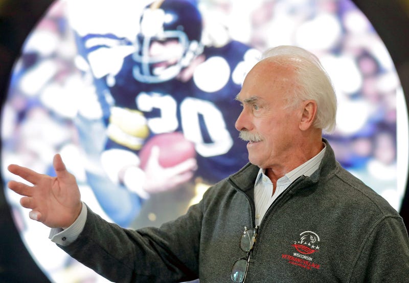 Appleton native, Xavier High School graduate and former Pittsburgh Steelers halfback Rocky Bleier attends a meet and greet at the Wisconsin Veterans Village