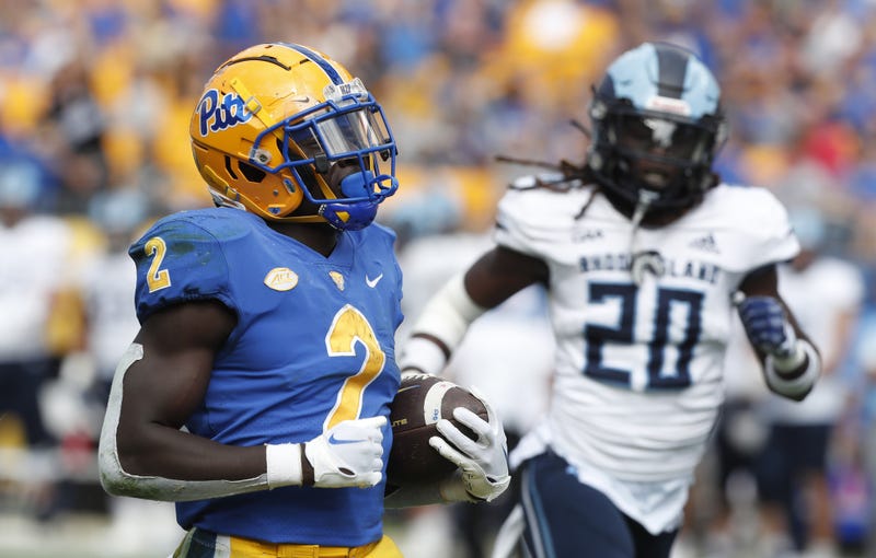 Israel Abanikanda running vs Rhode Island