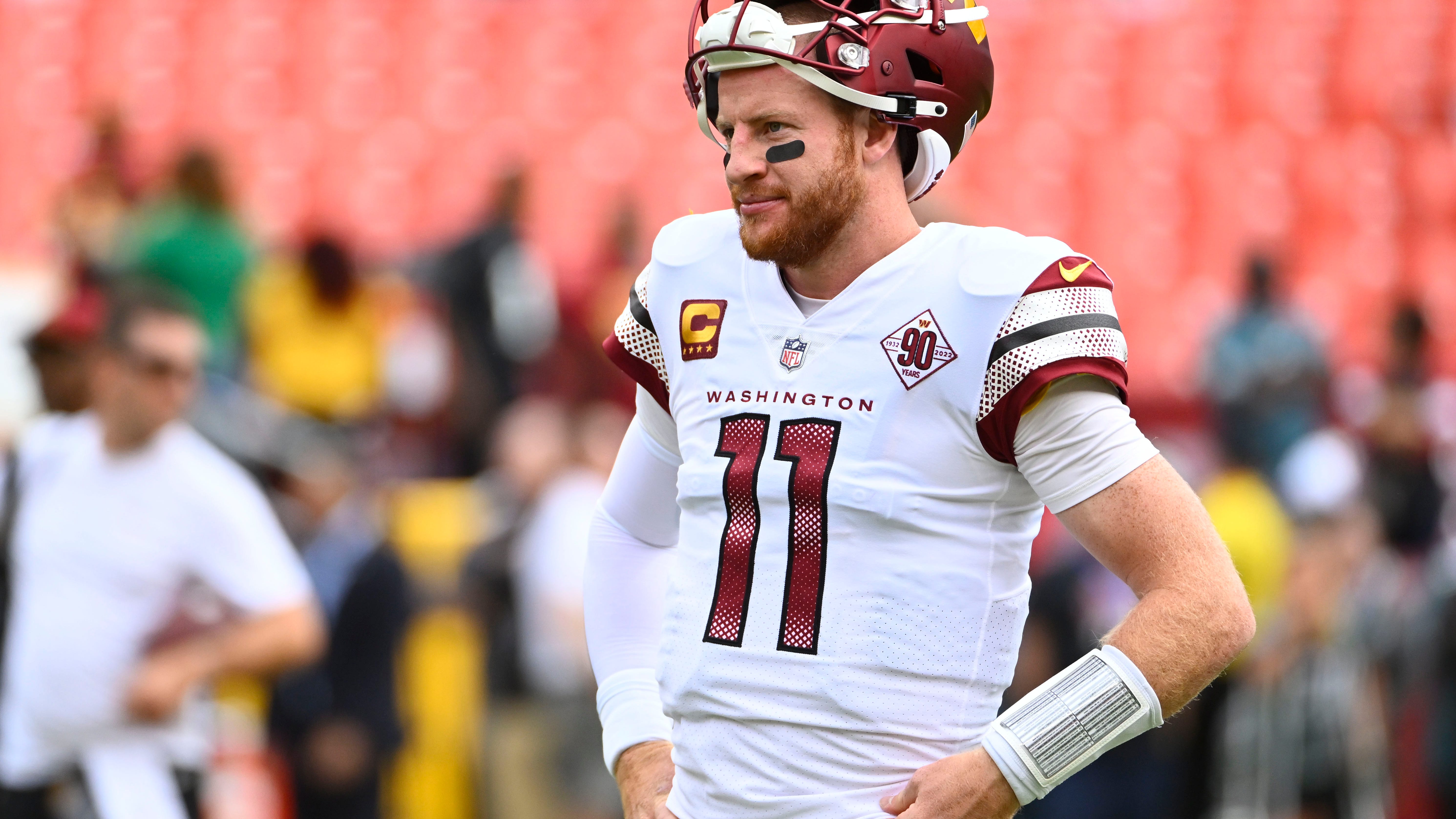 Social media ripping Carson Wentz in both Philly and DC after awful first half vs. Eagles
