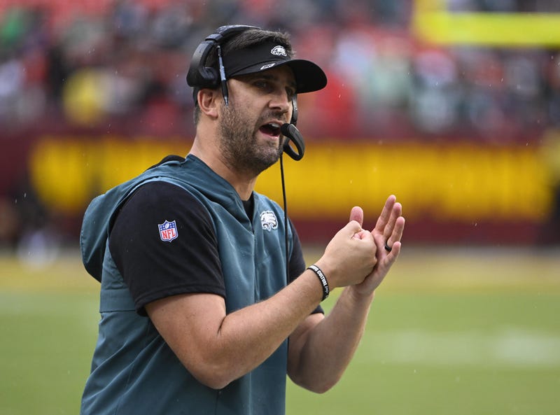 Eagles HC Nick Siranni on sidelines