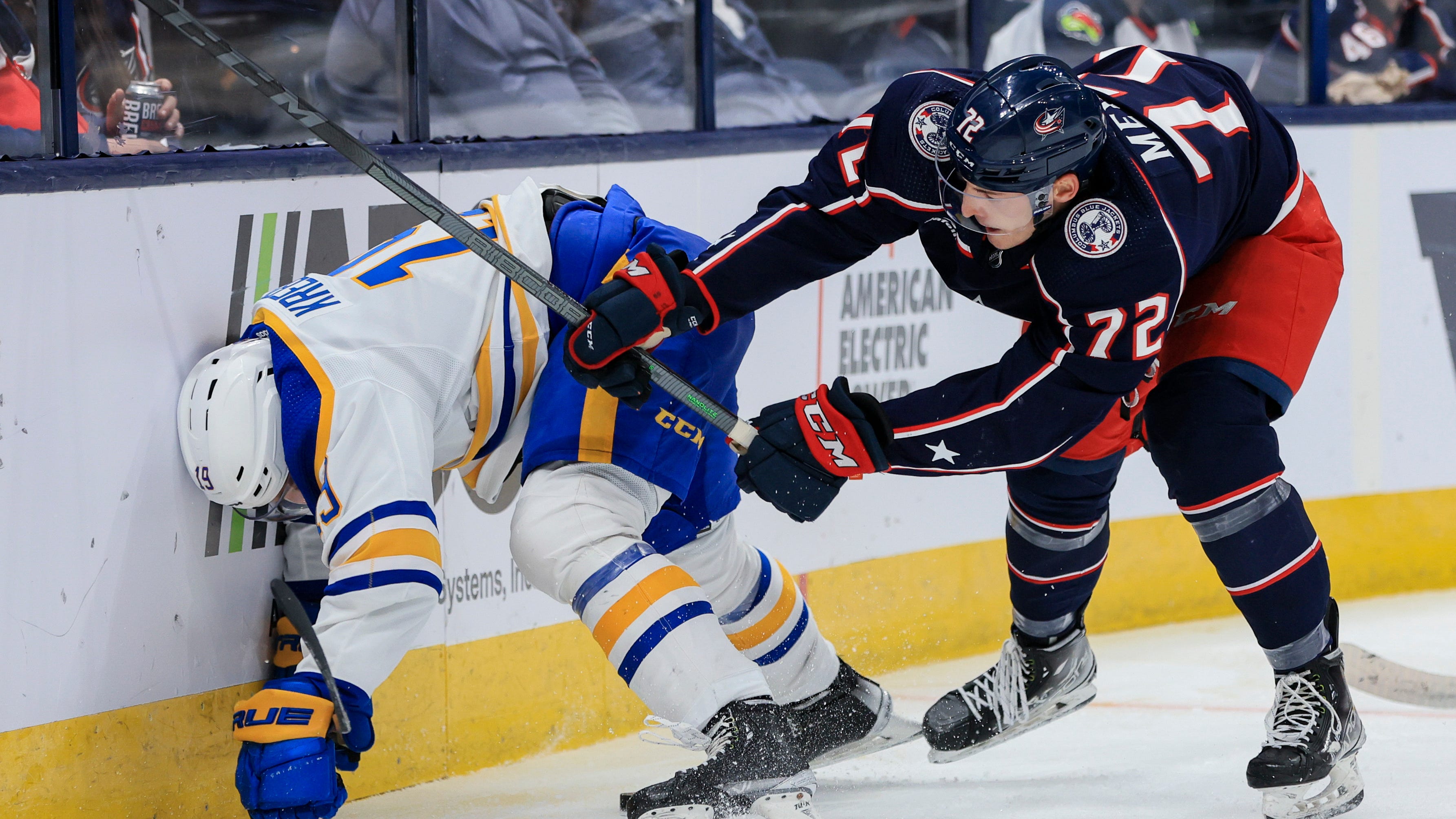 Sabres drop first preseason game to Blue Jackets