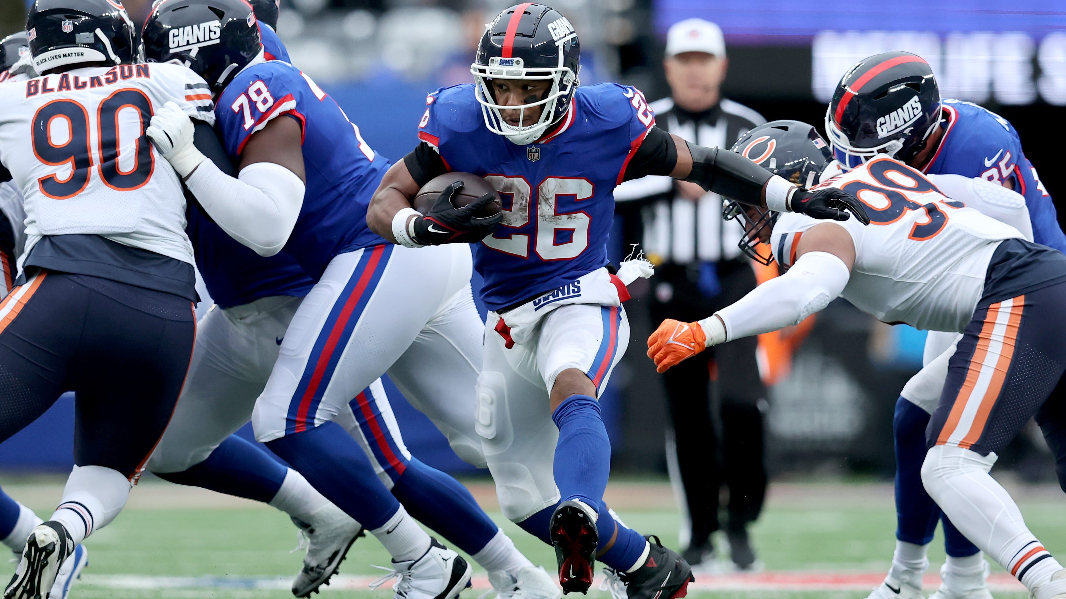 Bears knew it was coming, but still couldn't stop Giants' relentless run game