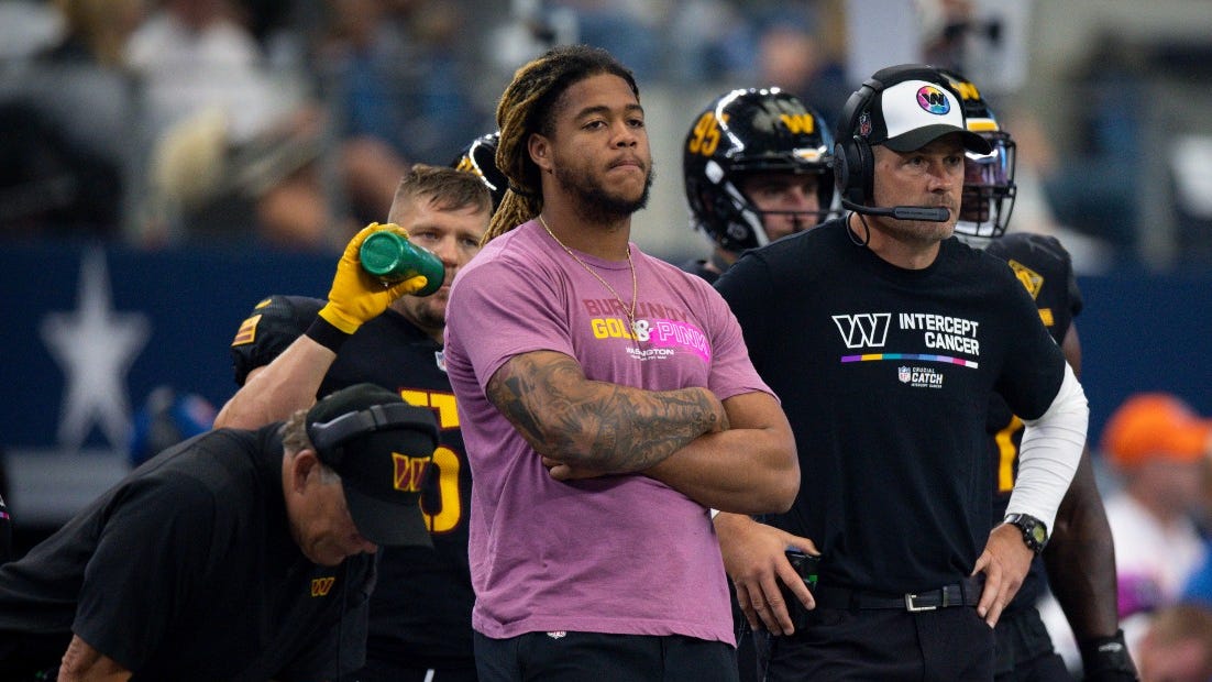 Chase Young's return could still be weeks away