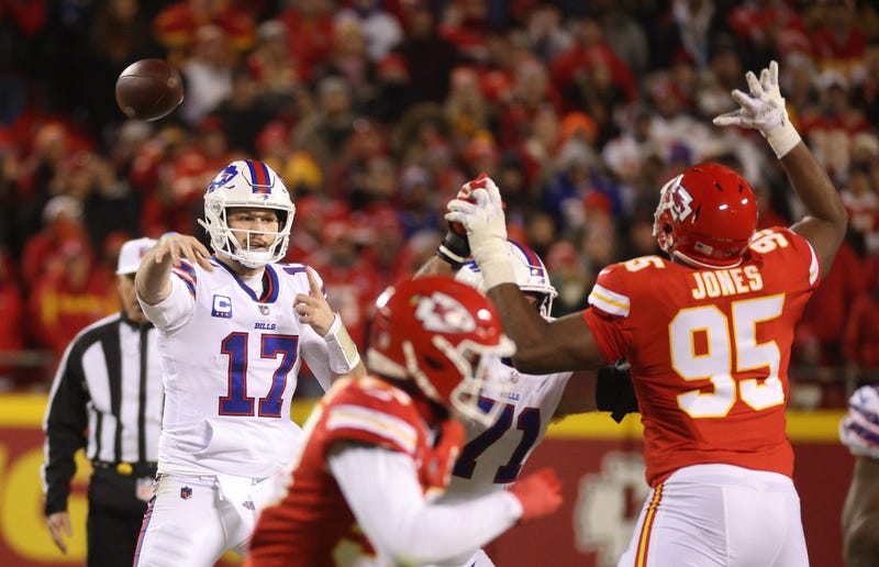 Josh Allen and the Bills will square off against the Chiefs in a rematch of the two teams' dramatic divisional playoff game last season.