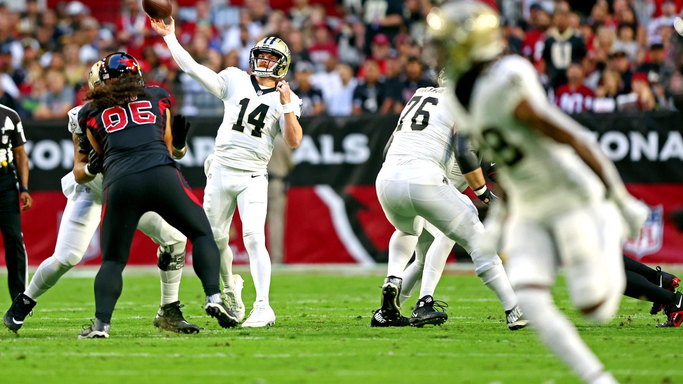 Saints undone by repeat pick-6s in painful loss to Cardinals. Here's how it happened.