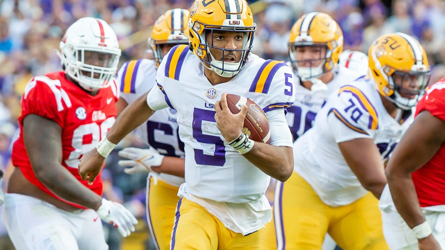 LSU debuts at No. 10 in first CFP ranking ahead of Alabama showdown; see full list