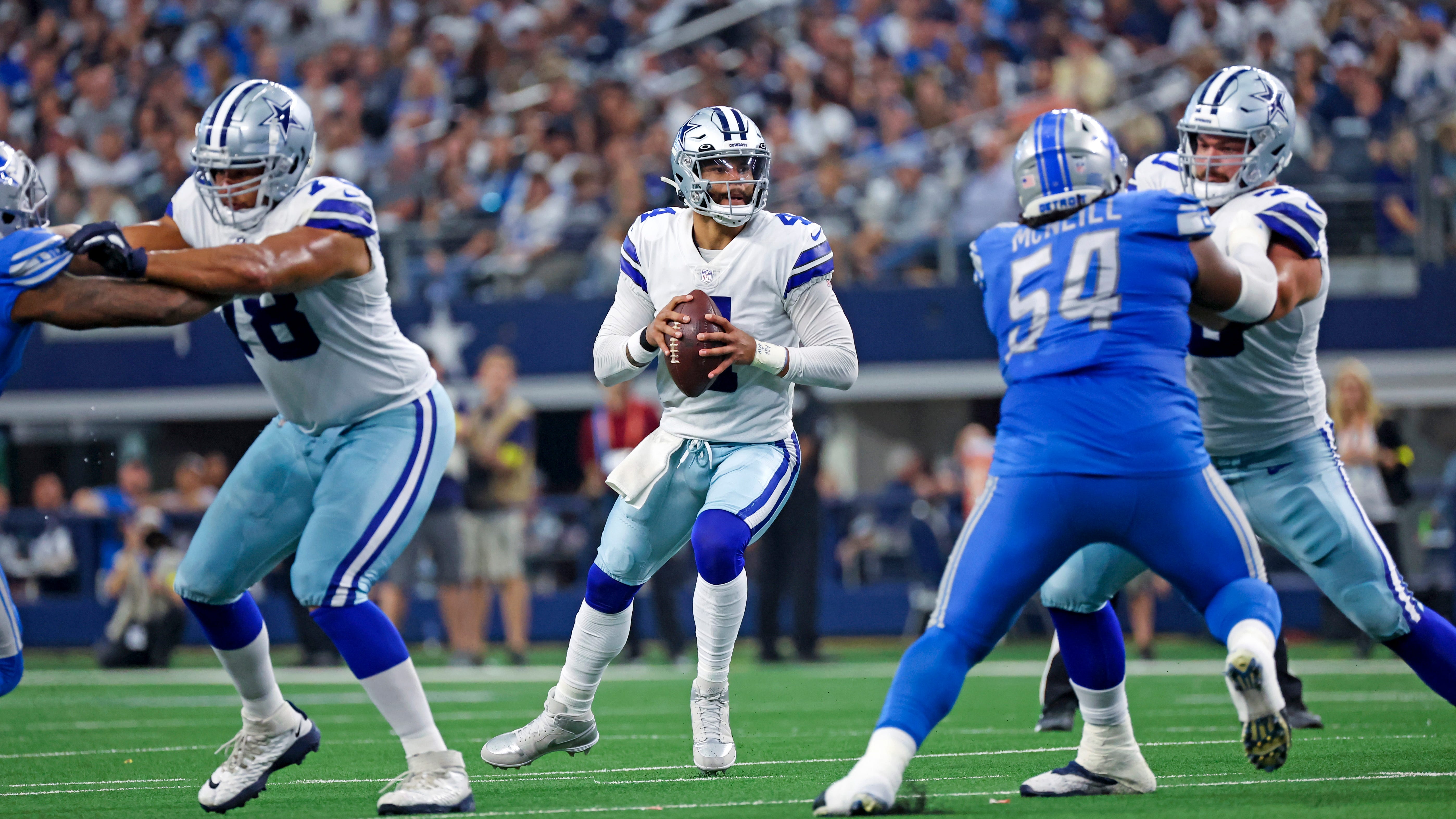 Cowboys triumph over Lions in Dak Prescott return