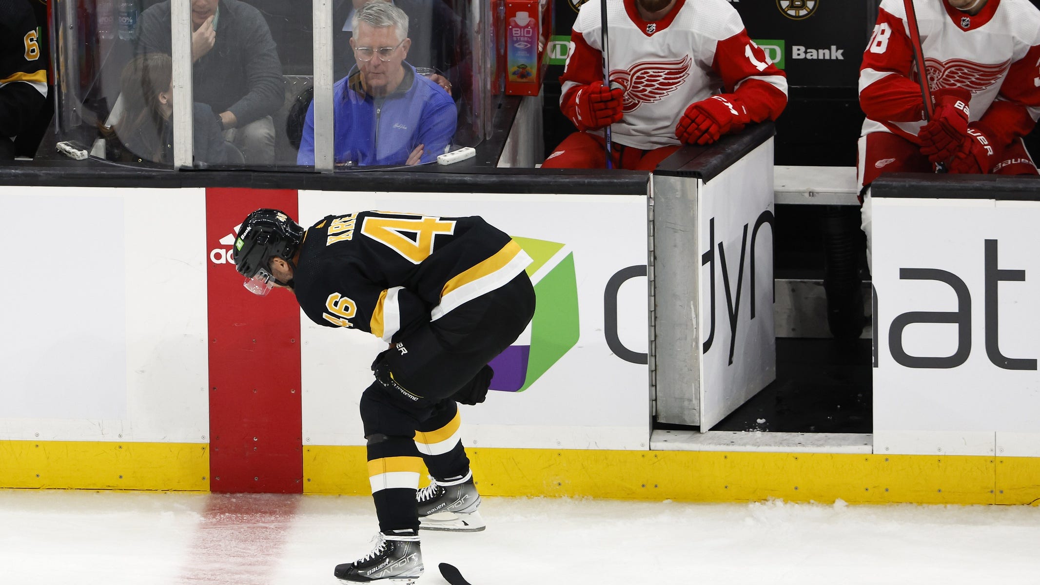 Red Wings' Michael Rasmussen suspended for play that injured David Krejci
