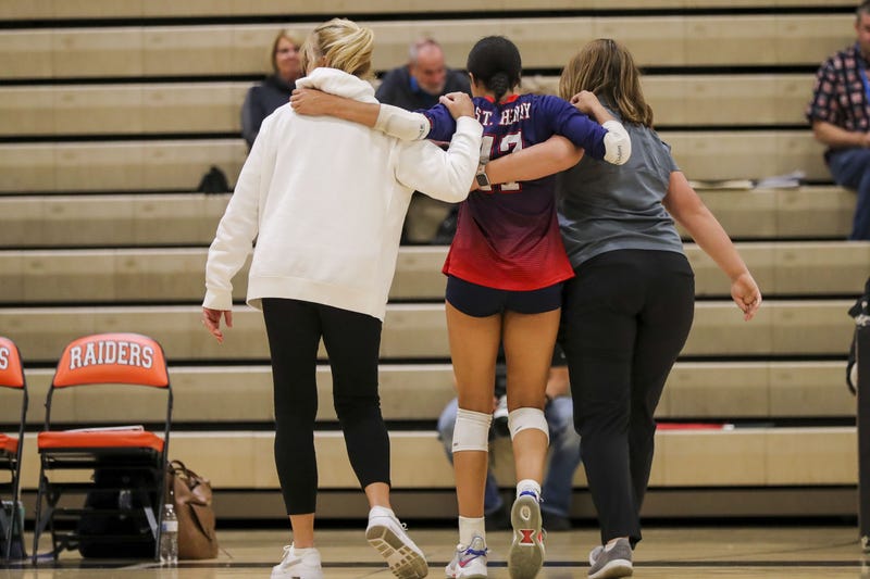 Female athletes getting injured