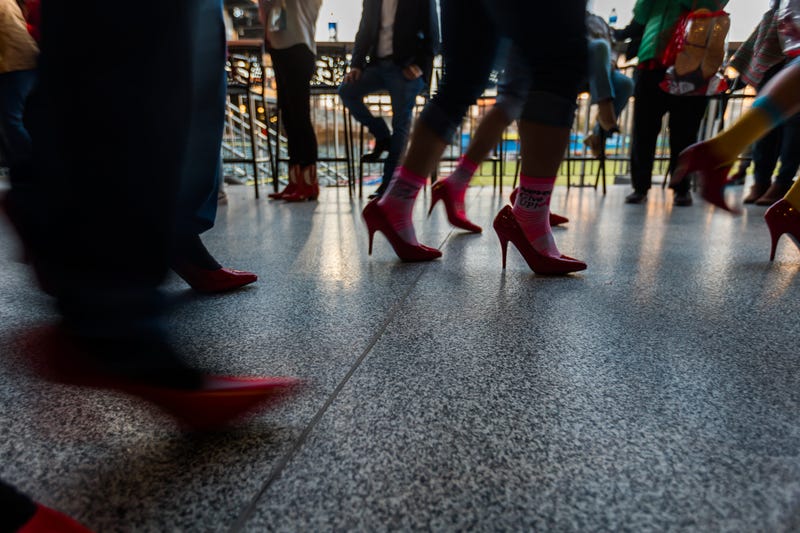 FILE: The YWCA holds its annual Walk a Mile in Her Shoes fundraising event on Thursday, Oct. 28, 2022, at Southwest University Park.
