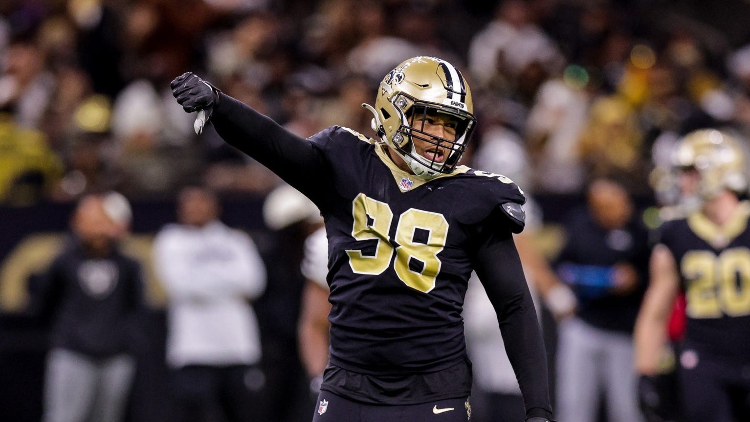 Payton Turner aims to prove he can be impact player for Saints in Year 3