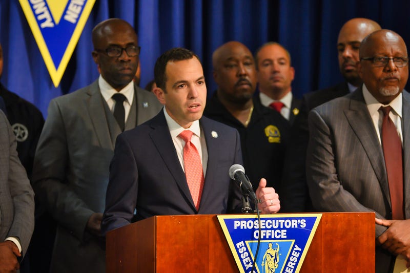 Attorney General Matthew Platkin speaks to the media on Nov. 11, 2022, to discuss the apprehension of Kendall Howard, who was charged with the attempted murder of two Newark Police officers.