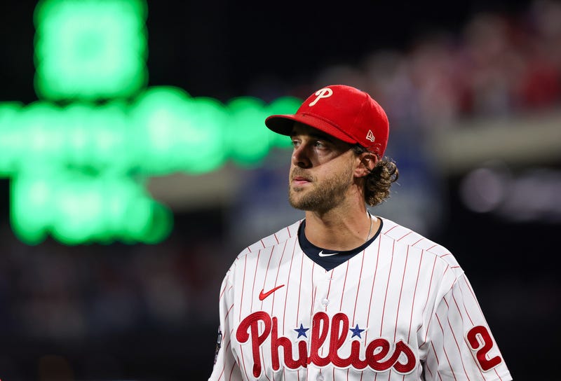 Philadelphia Phillies starting pitcher Aaron Nola