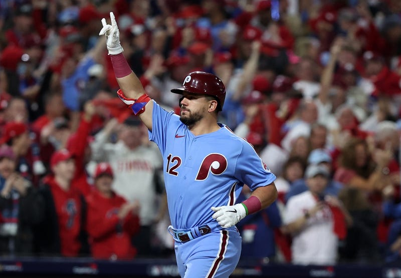 Philadelphia Phillies left fielder Kyle Schwarber