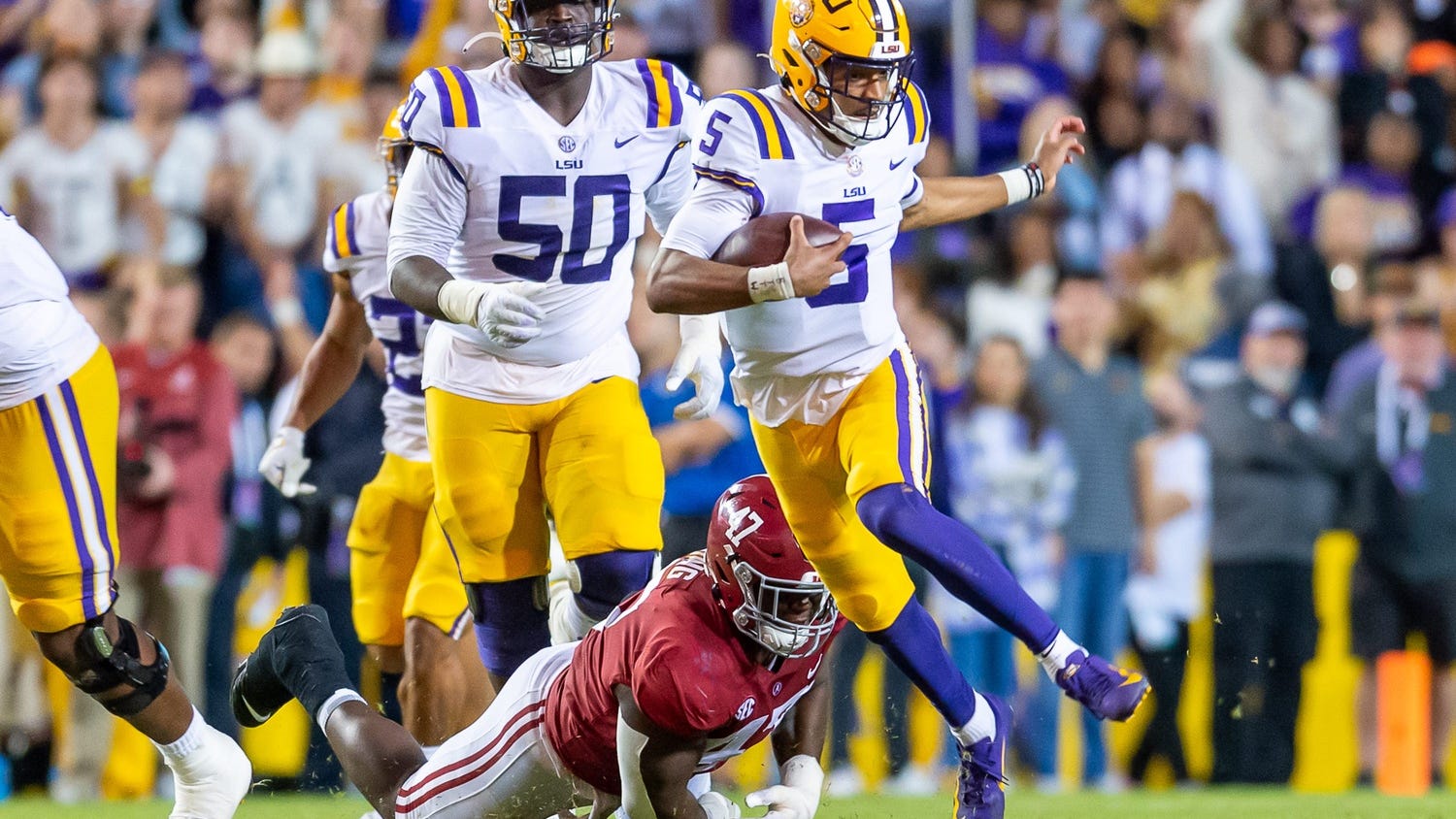 At least in the SEC, the run game is king again. Just ask LSU.
