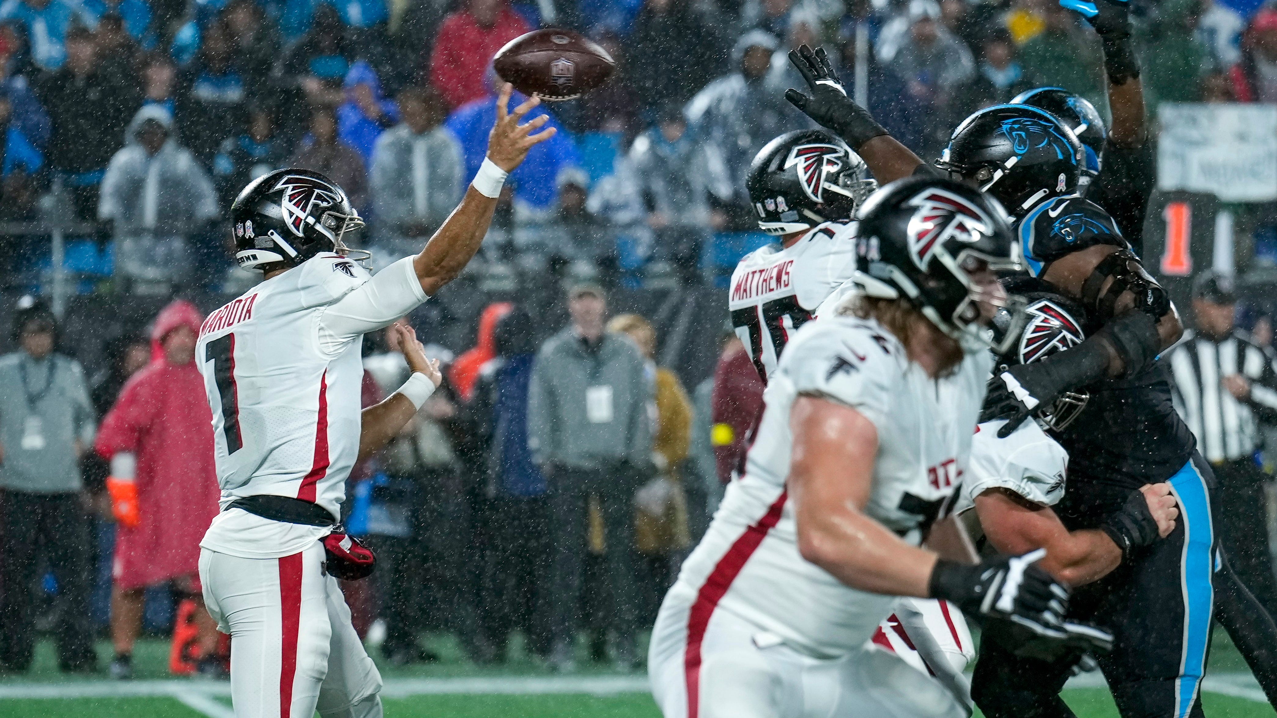 Ridder time in Atlanta? Falcons offense sputters in TNF loss to Carolina