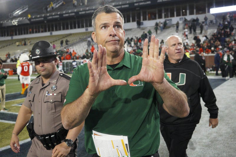 Miami Hurricanes Head Coach Mario Cristobal