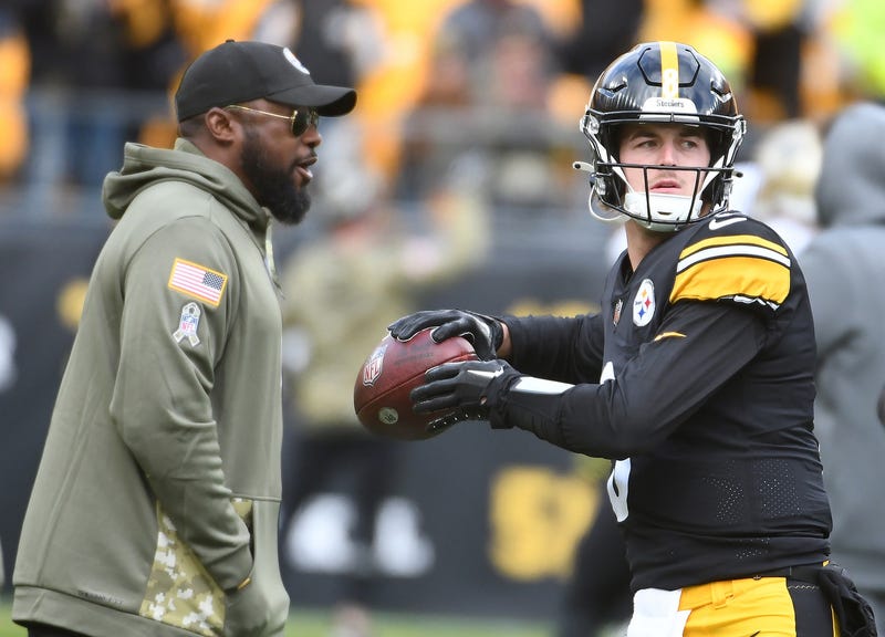 Kenny Pickett and Mike Tomlin