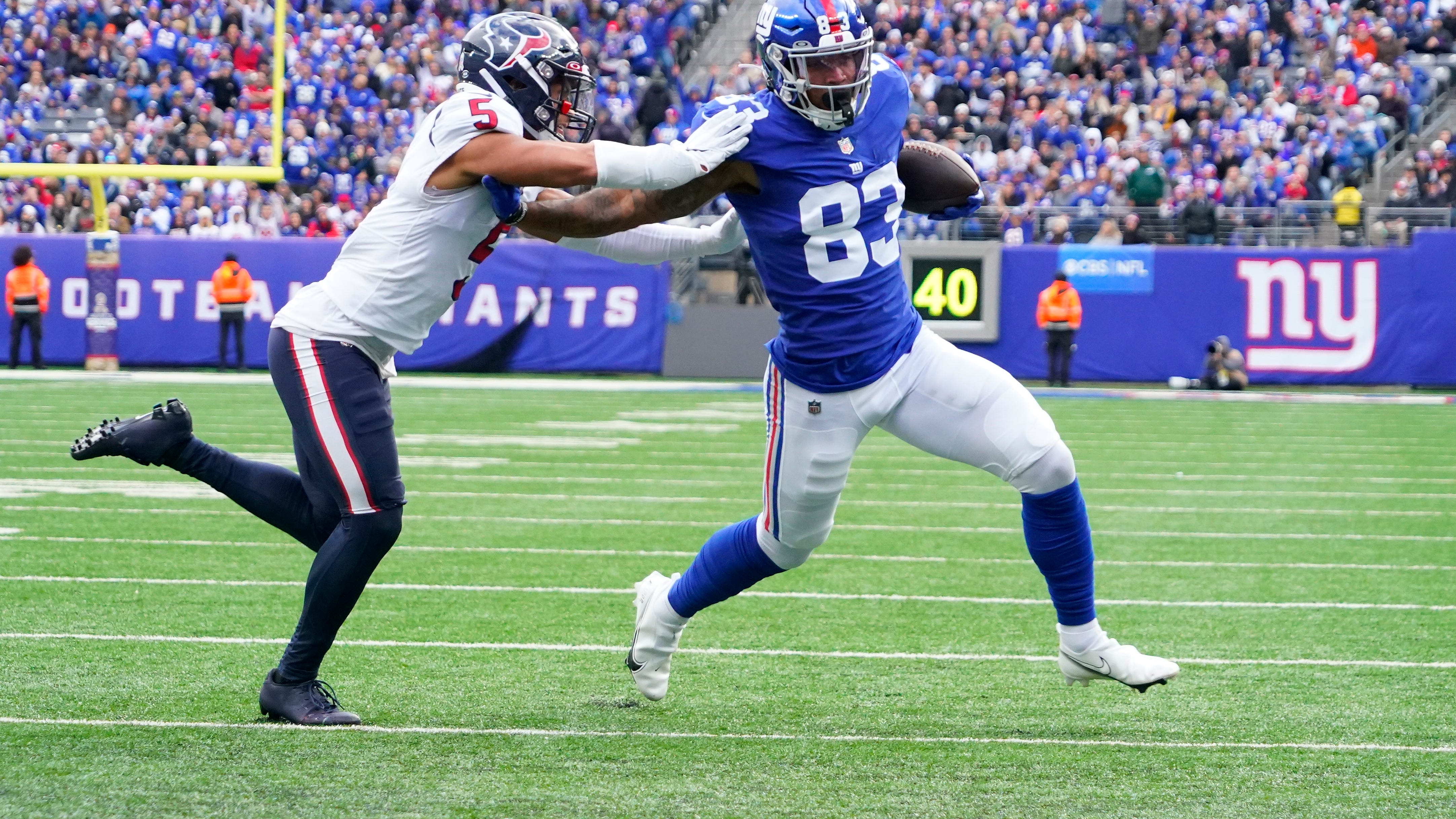 Lawrence Cager's first Giants TD an 'ahead of schedule' contribution from the tight end
