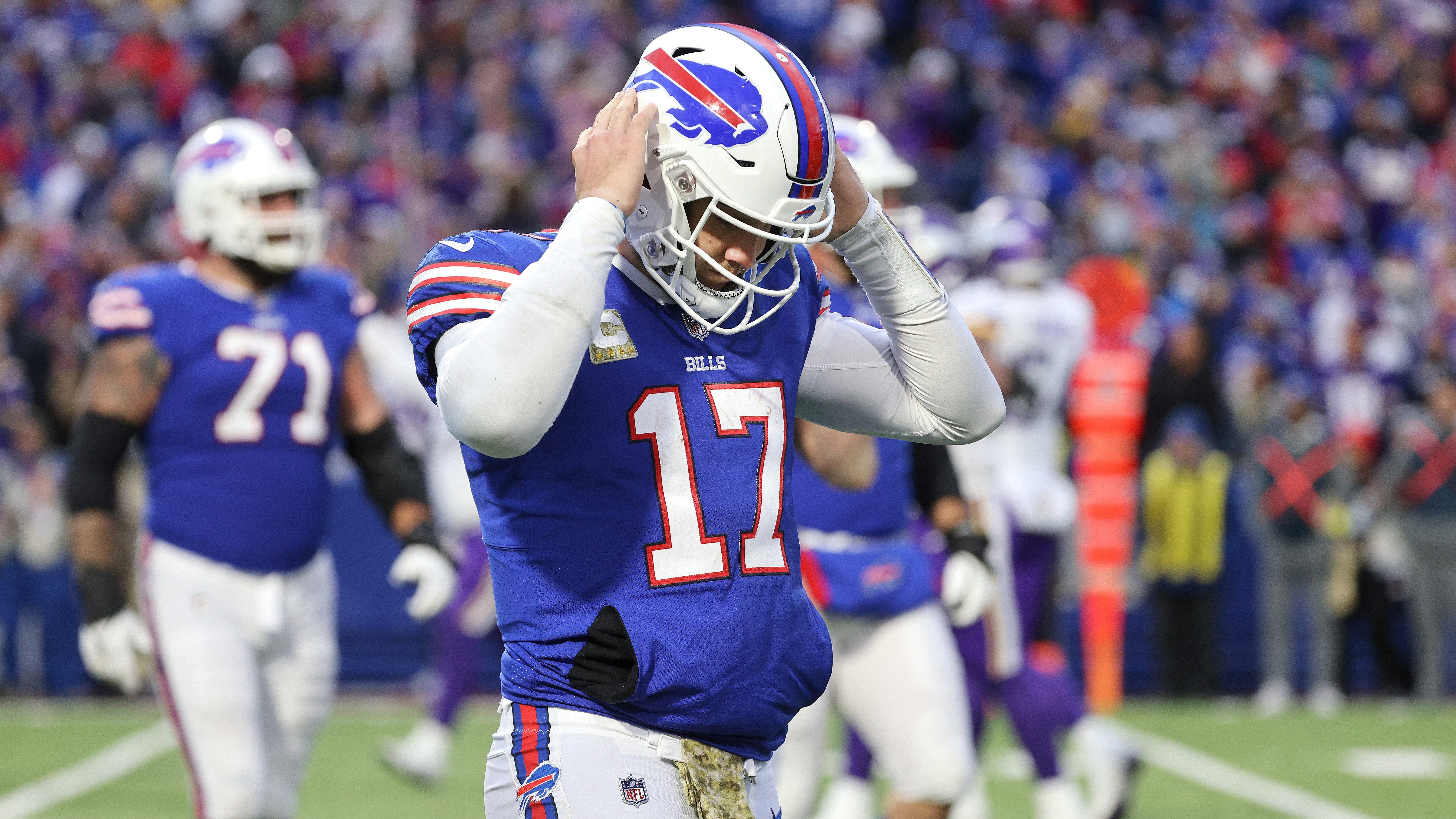 Photos | Video | Details: Bills falter and fall to the Vikings 33-30 in overtime as Allen overcomes injury