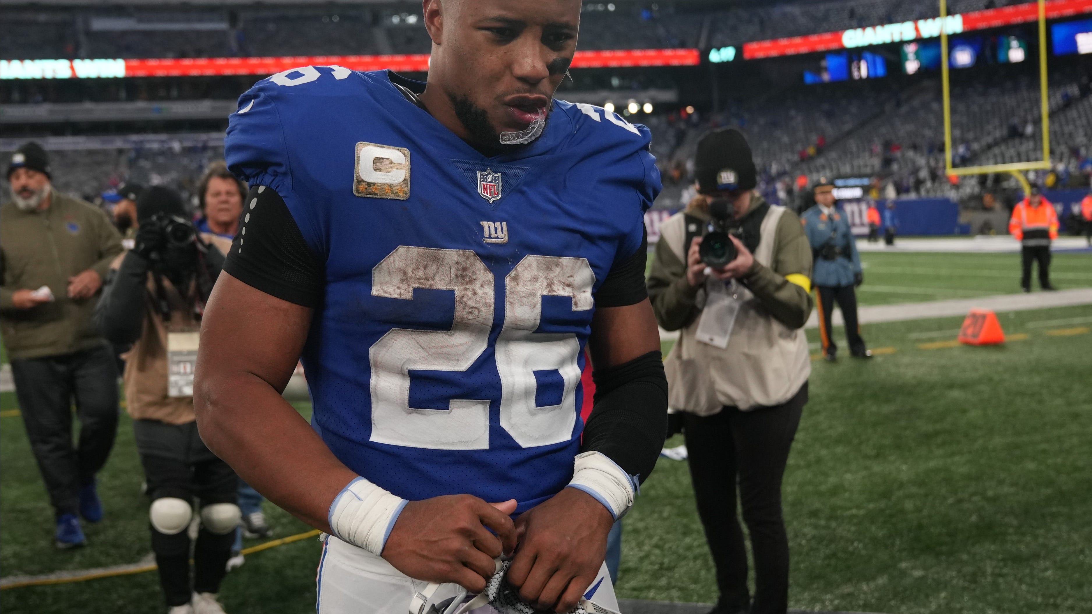 Saquon Barkley wants to be 'a Giant for life'