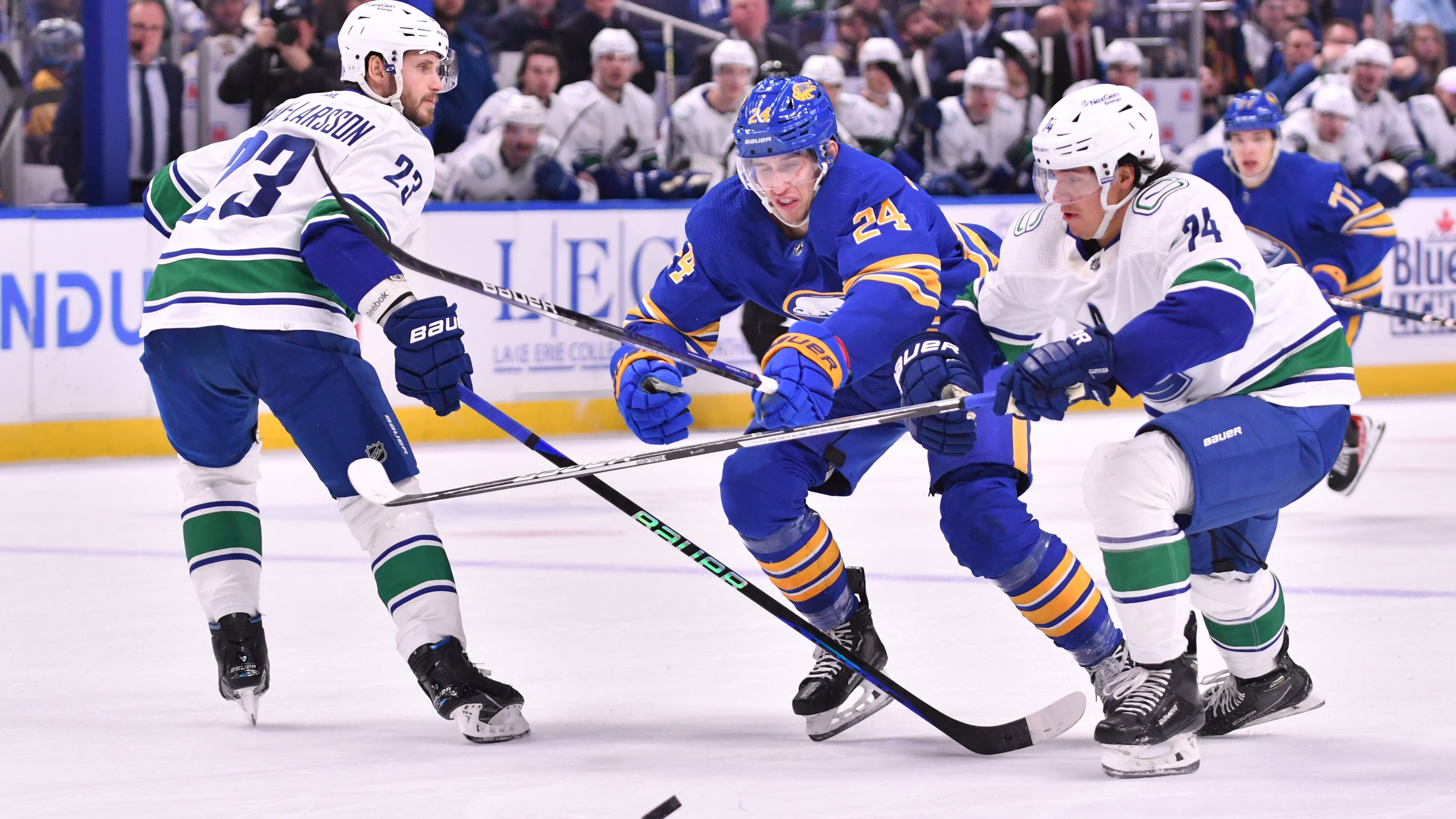 Sabres unable to complete comeback against Vancouver