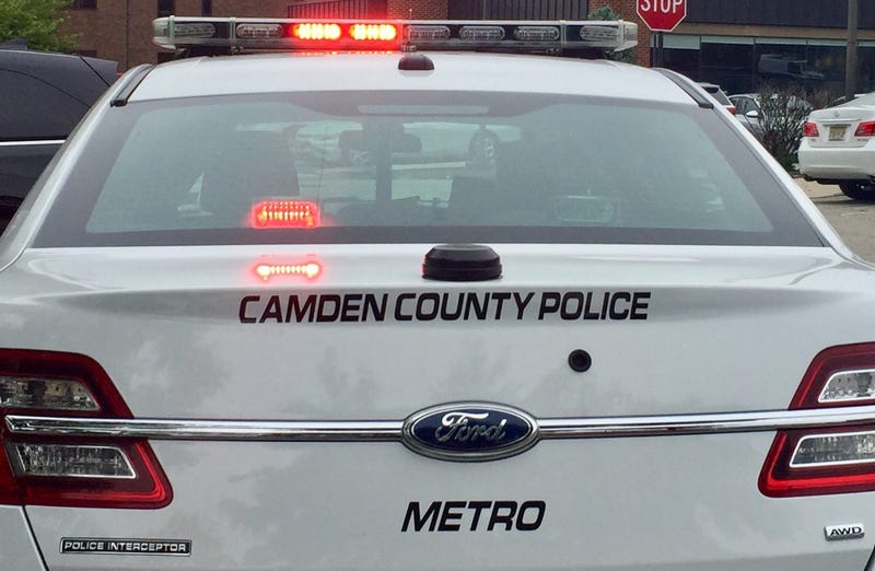 A Camden County police vehicle