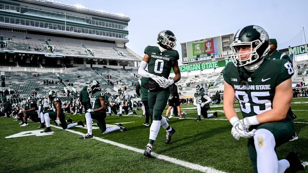 Heavy snowfall forces MSU to close off section of Spartan Stadium for Indiana game