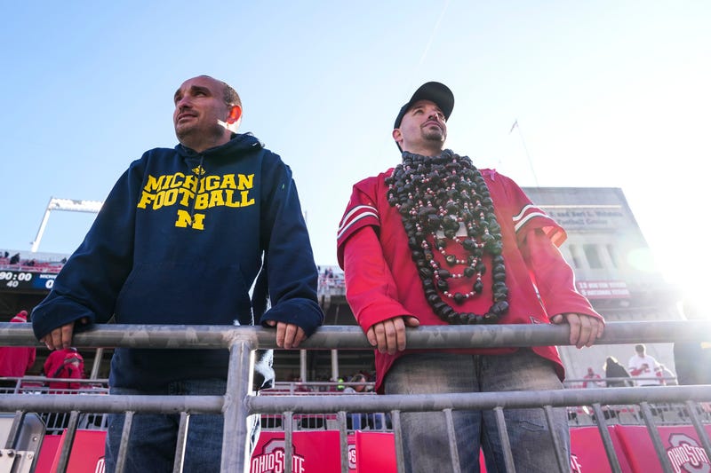 Fans at an earlier UM vs OSU game