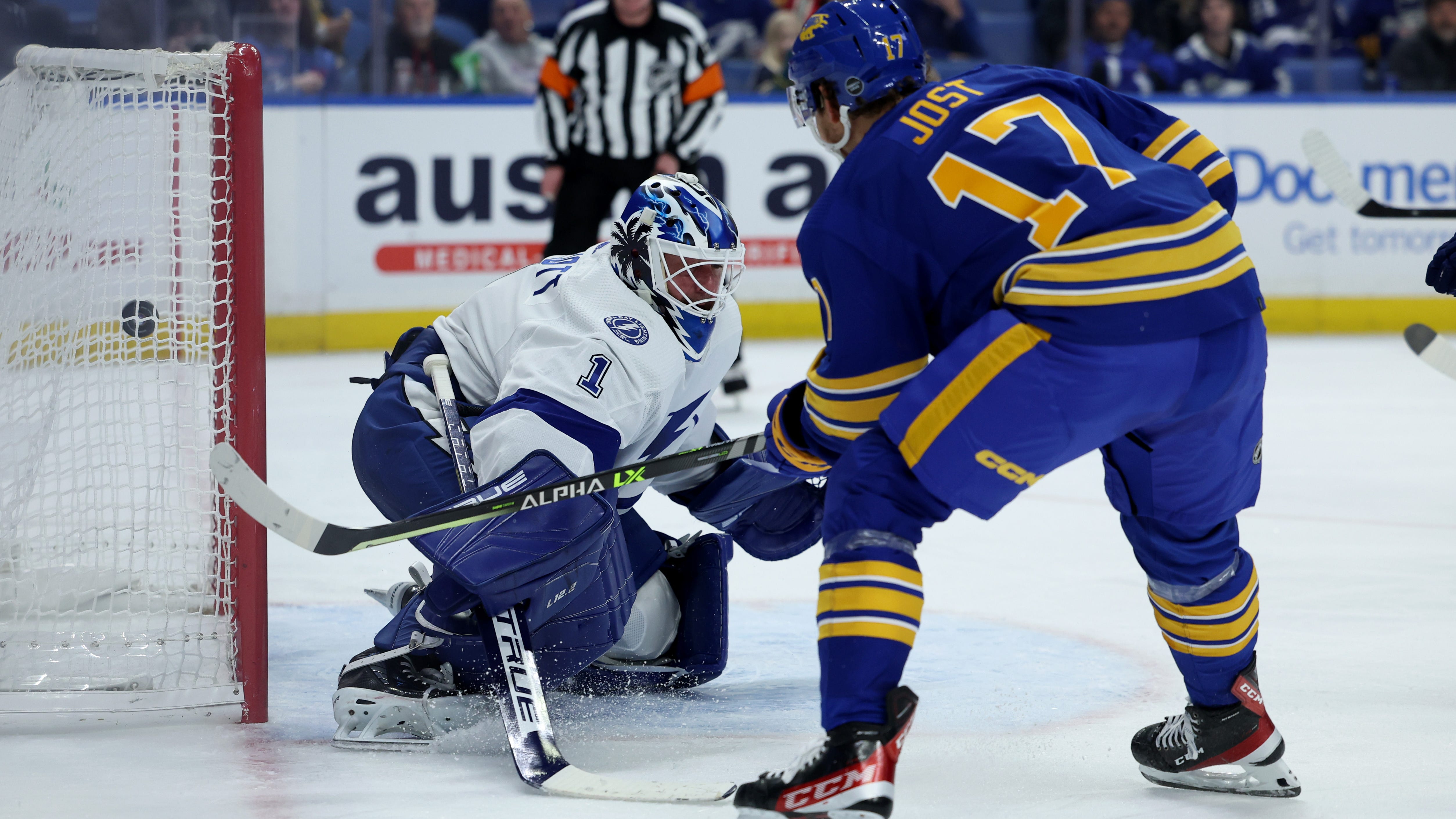 Sabres struck down by Lightning in overtime