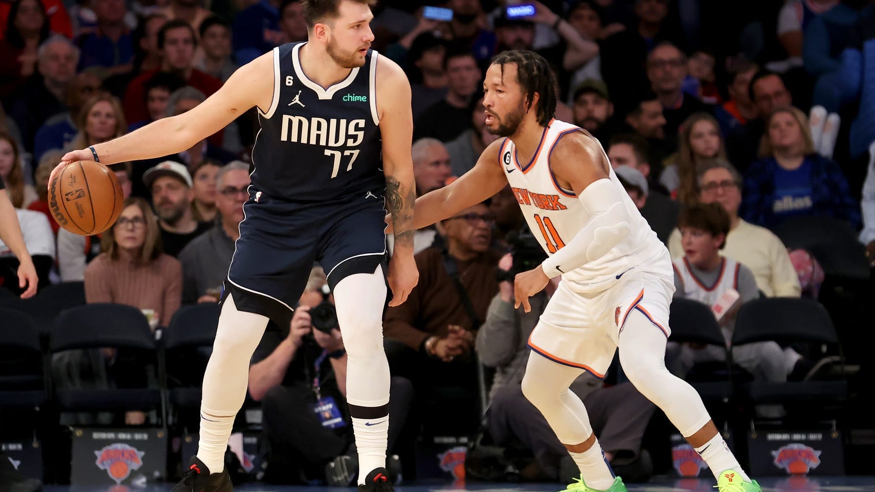 Luka Doncic says Mavericks miss Jalen Brunson 'a lot'