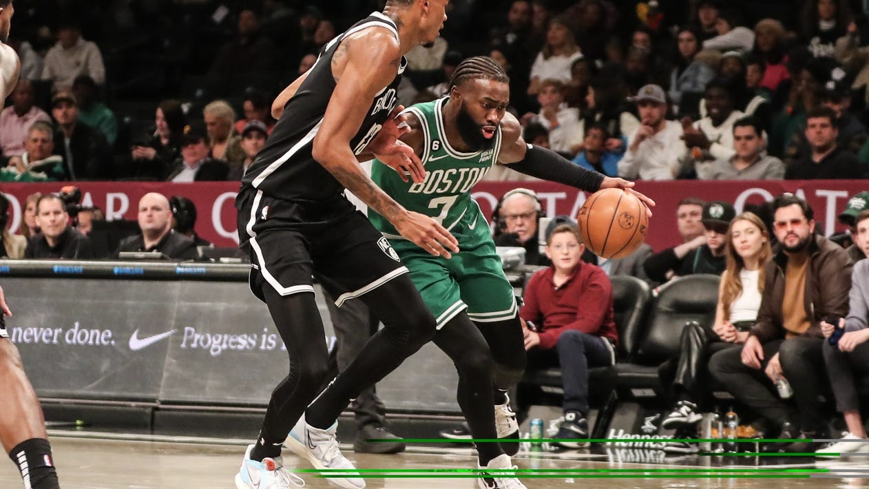 Jaylen Brown, Jayson Tatum carry the load as Celtics shut down Nets