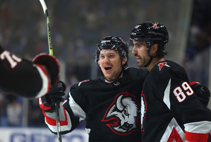Jeff Skinner and Alex Tuch