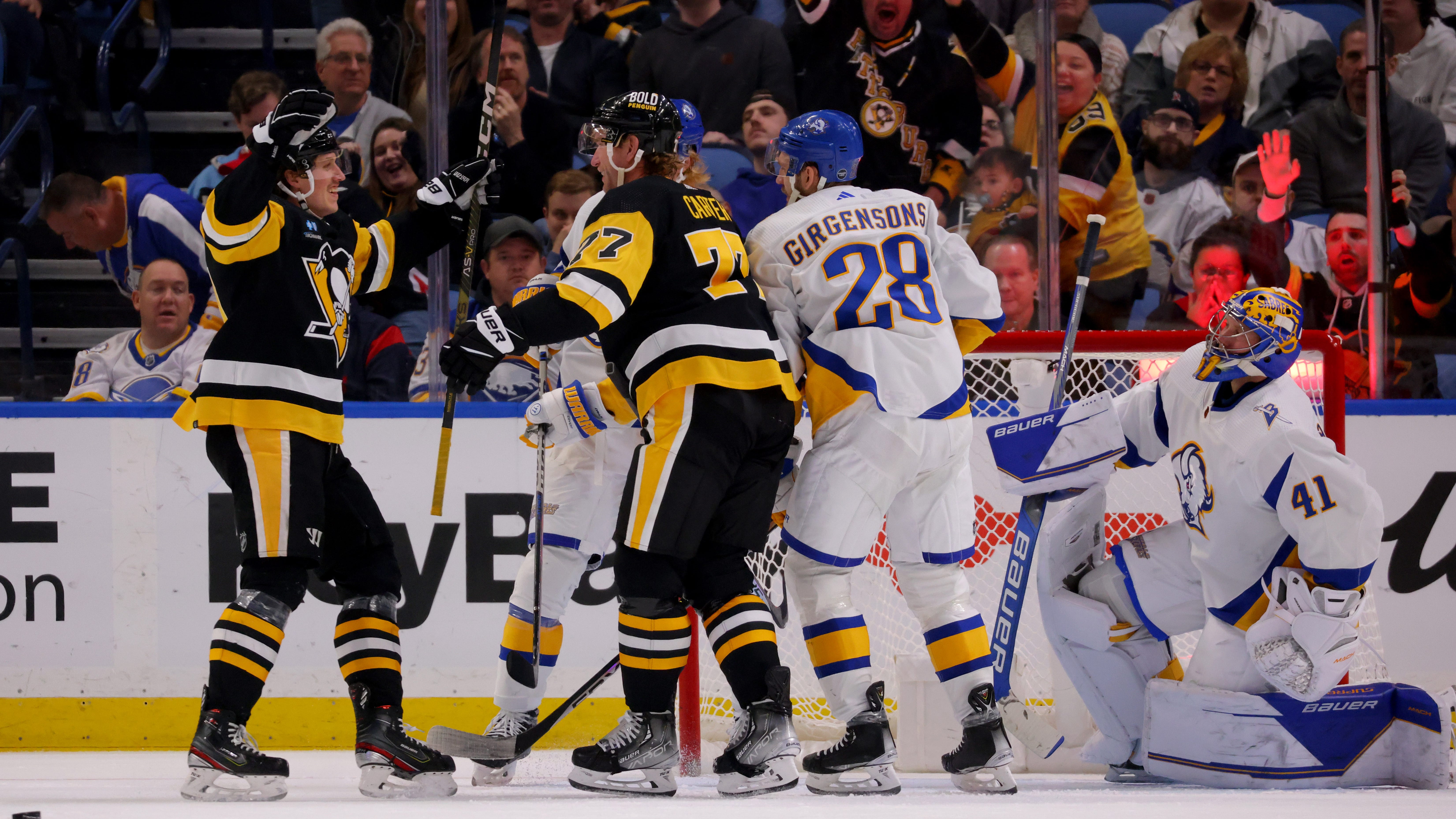 Sabres fall to Pittsburgh in overtime
