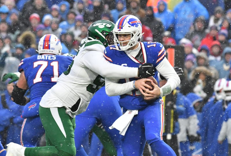 Quinnen Williams and Josh Allen