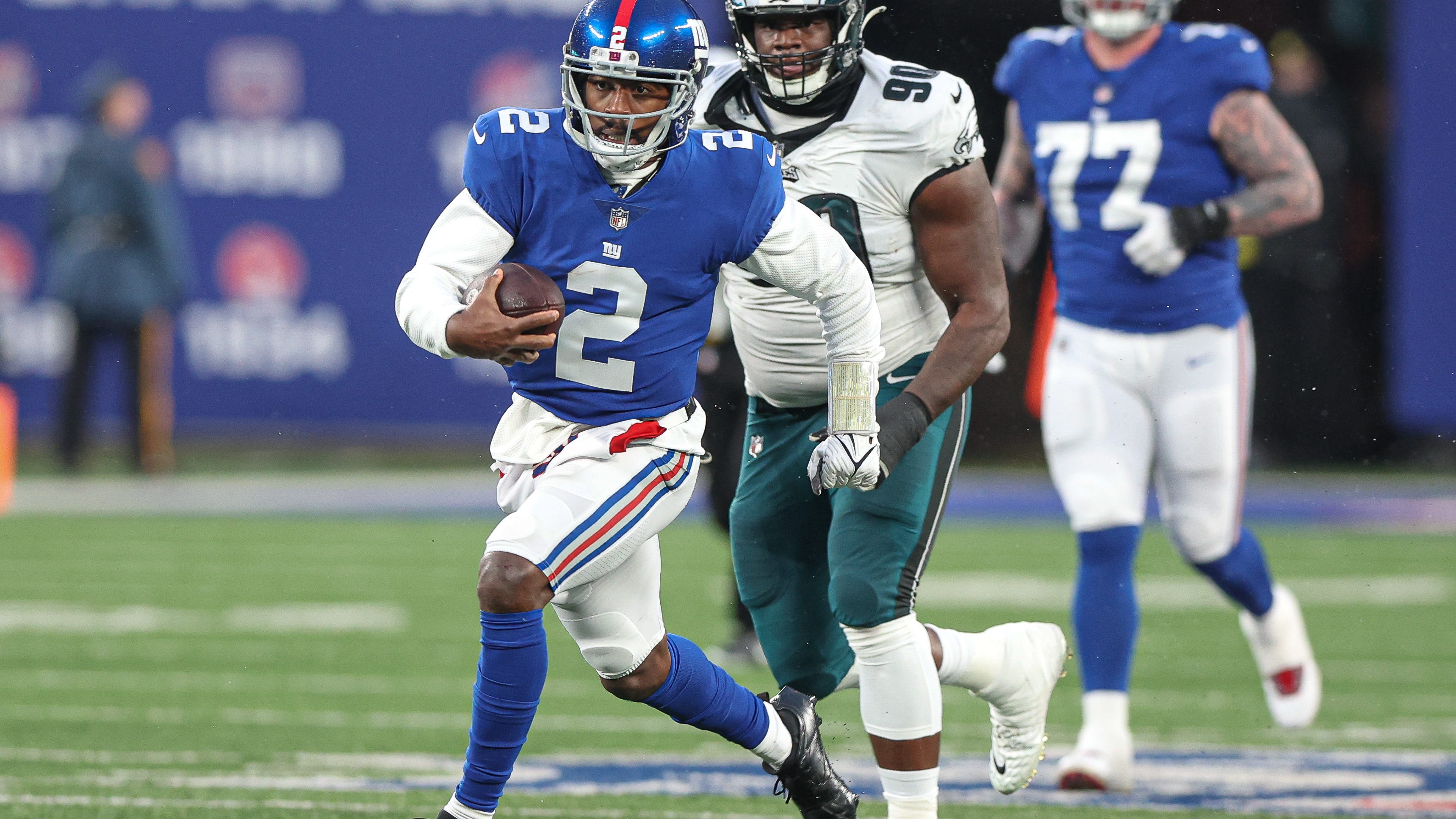 Tyrod Taylor becomes Giants' leading rusher Sunday on one garbage-time fourth-down run