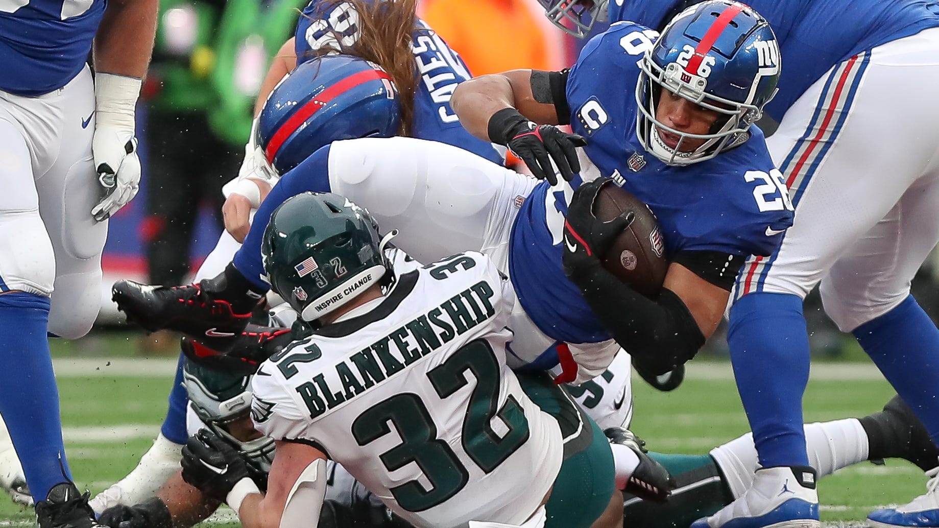 Saquon Barkley feels good after limited action Sunday, ready for Commanders showdown
