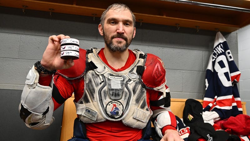 Alex Ovechkin 800 career NHL goals