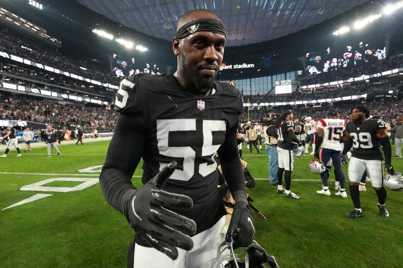 Former  Las Vegas Raiders defensive end Chandler Jones 