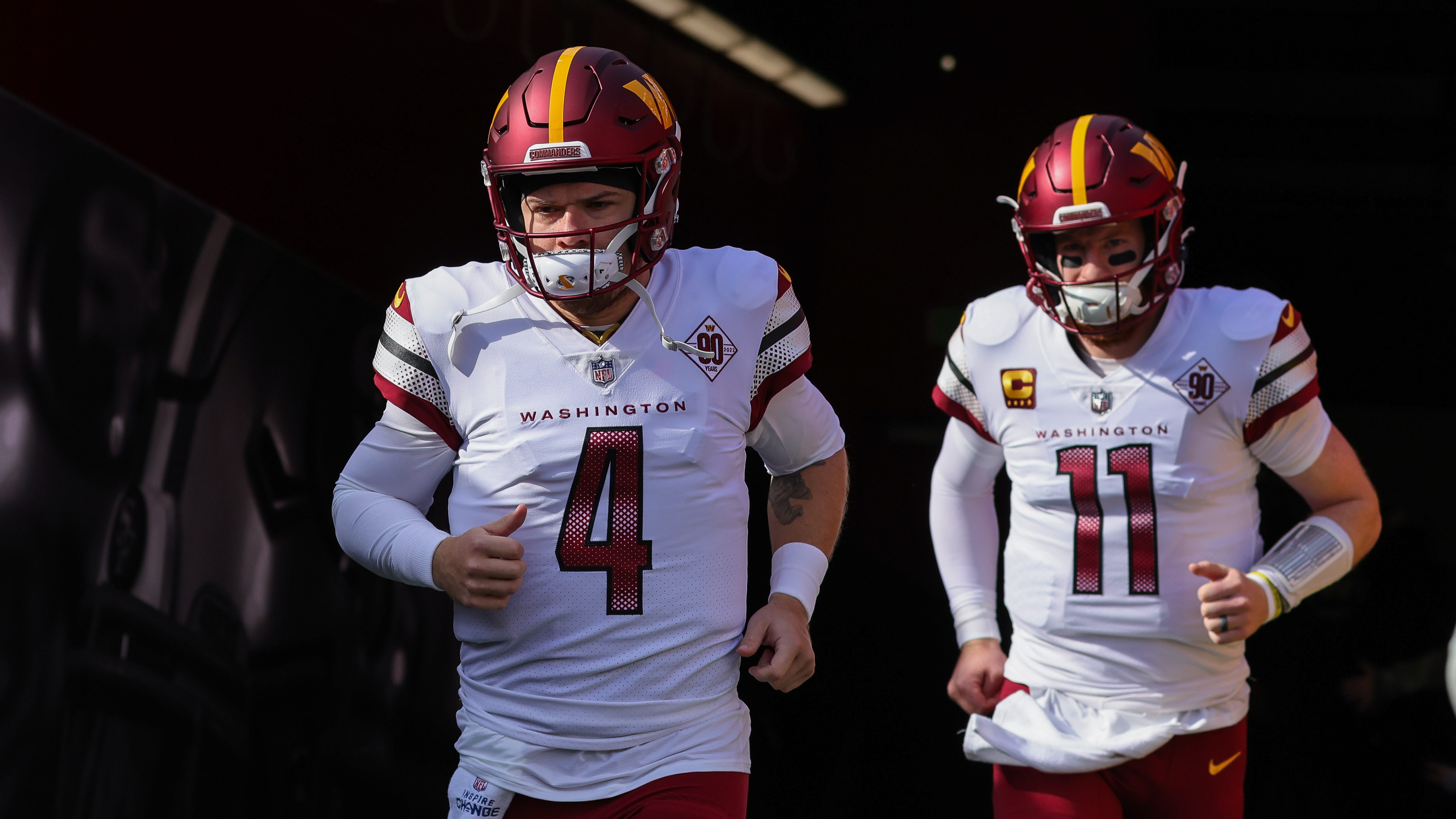 Ron Rivera didn't name next week's starter after Taylor Heinicke benched for Carson Wentz