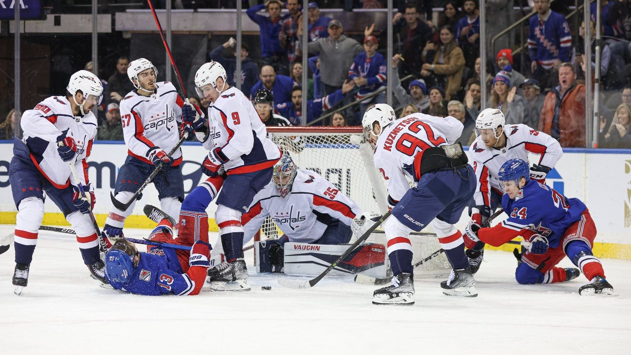 Darcy Kuemper makes 32 saves as surging Capitals down Rangers 4-0